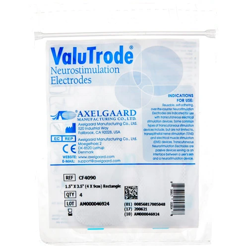 Physical Therapy Aids Physical Therapy 82183 Axelgaard ValuTrode Cloth Electrodes, 1.5