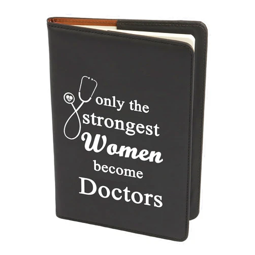 Gzrlyf Doctor Notebook only the Strongest Women Become Doctors Leather Journal Future Doctor Gifts for Women New Doctor Gift (strongest women)