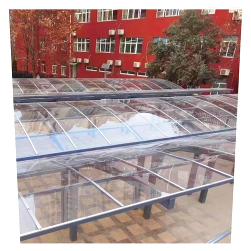 CghhDY Clear Polycarbonate Sheets Greenhouse Roofing Sheets 1 mm Waterproof Replacement Shed Panel for Garden, Patio, Customizable(0.6x10m/2x32.8ft)