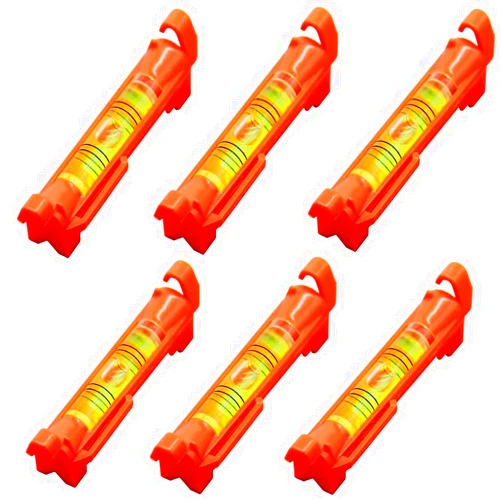 WOYISEPG 6x Hanging Bubble Line Level Tool Construction String Level Thread Level Small Horizontal Rope Bubble Spirit Levels for Leveling Ground, Brick Working, Building Trades, Surveying, Engineering