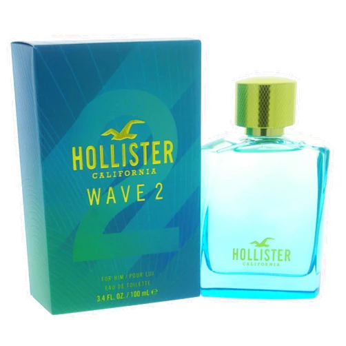 Hollister Wave 2, Eau de Toilette Spray, Men, 3.4 Ounce