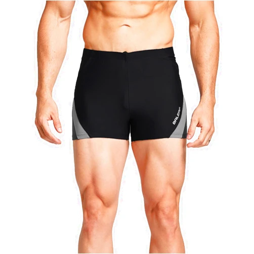 baleaf Men's Square Leg Athletic Swim Jammers Durable Training Splice Team Swimsuit