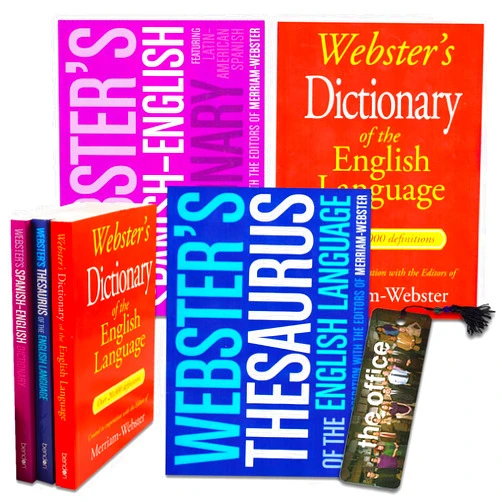By Websters Dictionaries (Author), Classroom Reference Book Set (Author), Webster Dictionary Classroom Set (Foreword) & 0 more Websters Student Reference Book Dictionary Thesaurus Set - College Essential Bundle with Websters Dictionary, Thesaurus, Spanish-English Dictionary | Dictionary and Thesaurus Reference Pack