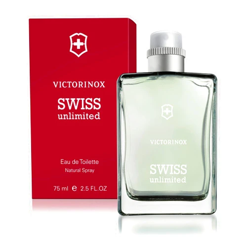 Swiss Army Unlimited for Men, Eau de Toilette Spray, Aromatic, Green, Woody, Red, 2.5 Fl Oz