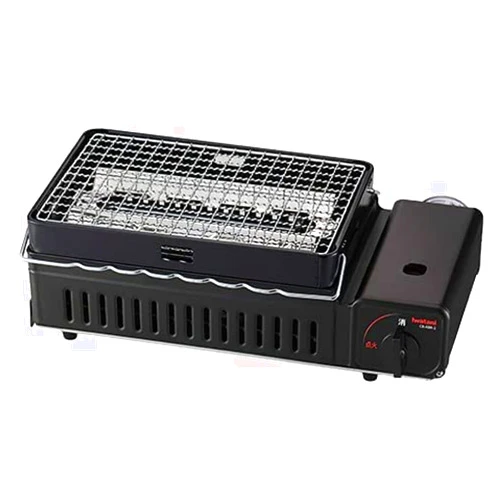 Iwatani Portable Gas Grill BBQ Stove ABURIYA2 CB-ABR-2, Black