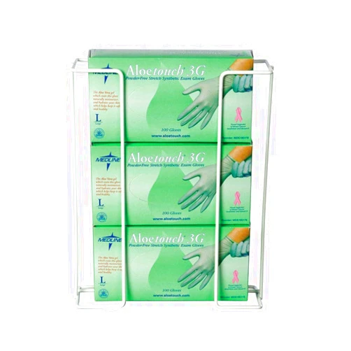 AliMed Wire Glove Box Holder, Triple, Horizontal
