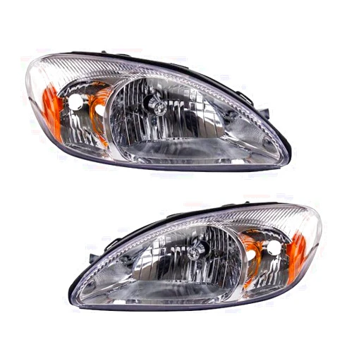 Marketplace Auto Parts Halogen Headlight Assembly Set of 2 - Compatible with 2000-2007 Ford Taurus