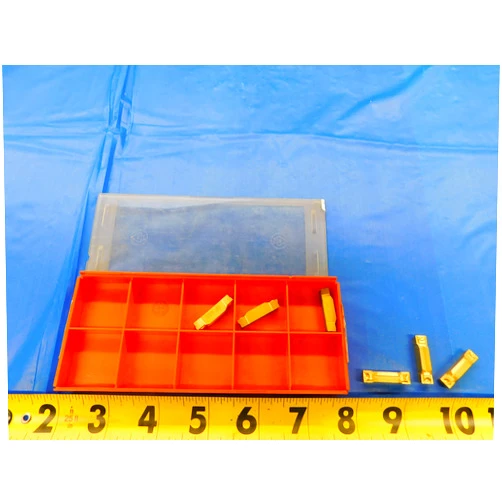 M & J Tooling LLC 6PCS New SANDVIK N123K2-0635-0005-GF 4125 TiN Coated Carbide Grooving Inserts - MB7859AW2
