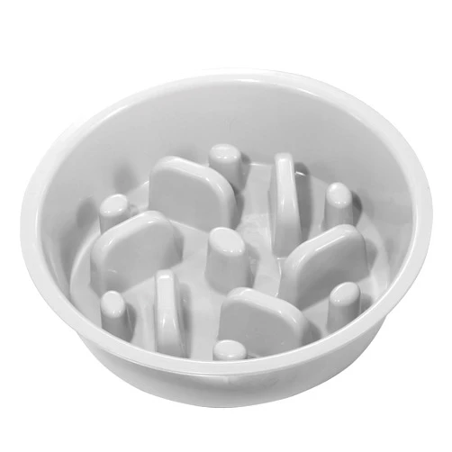 Ciconira Dog Bowl Slow Feeder for Raised Dog Bowls - Maze Food Bowl Compatible with Elevated Dog Bowls