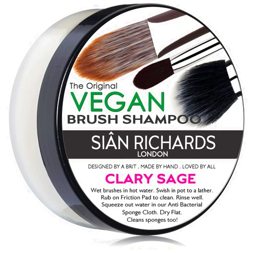 SIÂN RICHARDS Sian Richards London Vegan Young Coconut Brush Shampoo Makeup Brush and Sponge Cleaner