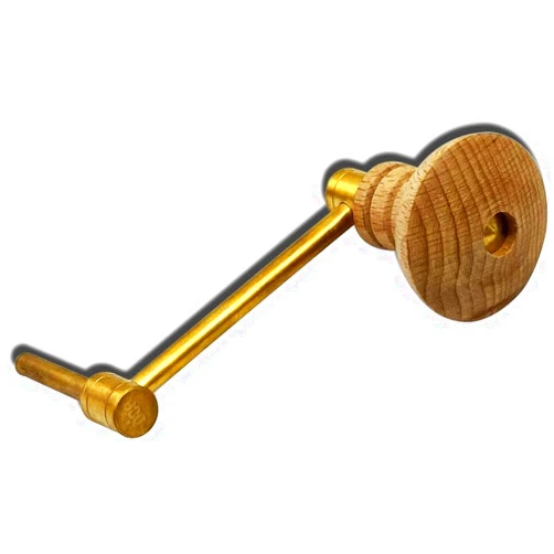 TAURISH Grandfather Clock Winding Key Crank Winder Mainspring Key Clock Winding Tool Brass Made (Key No. 9-4.5mm I.D.)
