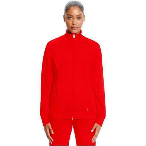 Infinity Zip Front Scrub Jackets for Women, 4-Way Stretch Fabric, 2391A