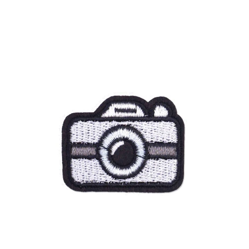 United Pups Little Camera Iron on Patch for Pets Kids Women Mens Clothing Jean Jackets Caps Bags DIY Sew or Iron Embroidered Accessories (United Pups Pop Culture Iron On Patches, Little Camera)