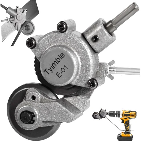 Tyimble 2025 Electric Drill Plate Cutter - Efficient Metal Shears Attachment for Effortless Cutting of Iron, Steel, Copper, Aluminum - Superior Precision and Efficiency, a Must-Have for DIY.