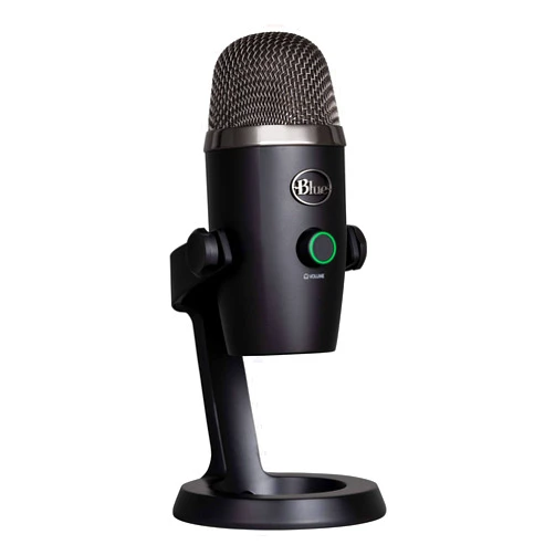 Logitech for Creators Blue Yeti Nano USB Microphone for Gaming, Streaming, Podcasting, Twitch, YouTube, Discord, Recording for PC and Mac, Plug & Play -Blackout