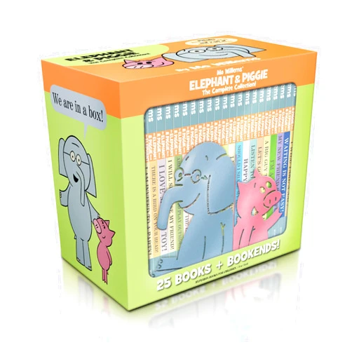 By Mo Willems (Author) Elephant & Piggie: The Complete Collection (Includes 2 Bookends) (An Elephant and Piggie Book)