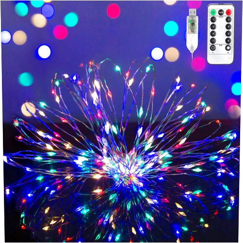 YFFIZQ Multicolor String Lights