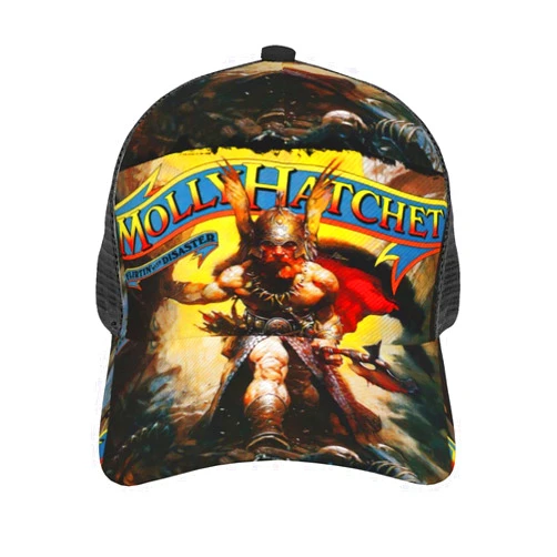 Vesjkjoldl Molly Rock Band Hatchet Baseball Cap Adjustable Caps Hat Cap for Men Unisex Stylish Dad Hat Trucker Cap Suitable for Activities Athletic Baseball Hats Women's Hats Golf Cap for All Seasons Black