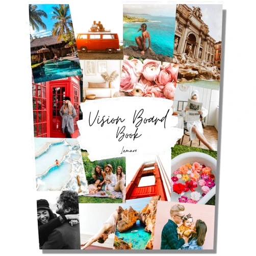 Lamare Vision Board Book - 800+ New and Improved Vision Board Pictures and Quotes for Vision Board Kit, Visualize, Inspire and Create Life Goals, Magazine for Vision Board Clip Art and Collage Book