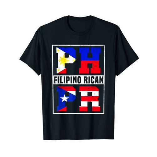 Pride Philippines and Puerto Rico Filipino Rican Roots Philippines and Puerto Rico Mix T-Shirt