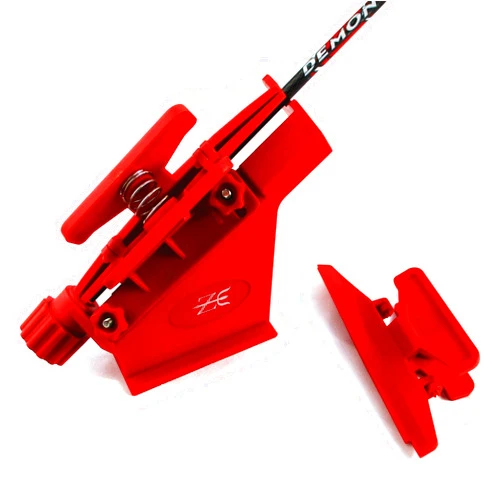 M.SJUMPPER ARCHERY Adjustable Fletching Jig Straight and Helix Tool with Clamp for DIY Archery Arrows Shafts