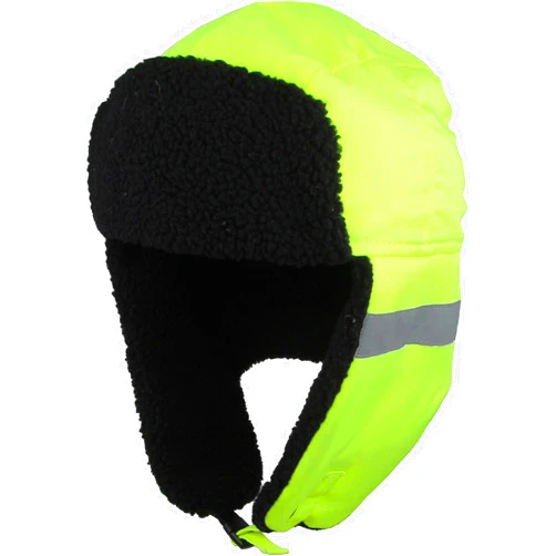 KBETHOS Hi Viz Trapper Warm Workwear Cold Windproof Winter Aviator Trooper Hunting Hat Ushanka Bike