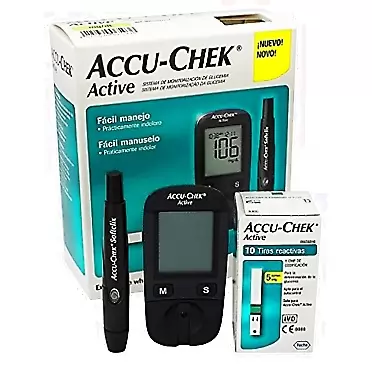 ACCU CHECK ACTIVE BLOOD GLUCOSE METER KIT ACCU CHECK ACTIVE