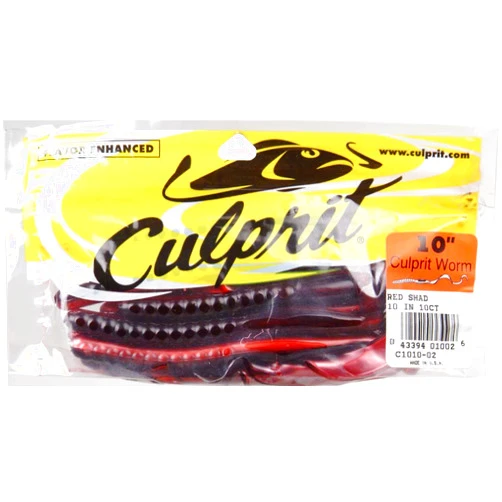 Culprit Surf 10-in. Worm, 10Ct Bag