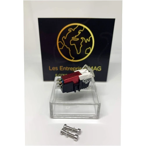 MagLite Cartridge + Diamond stylus for AKAI ATT022U, AP007, APQ50, APD30, AP307, AP005 Red