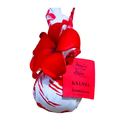 ALOHA BOMBS Handmade in Hawaii All Natural Organic Essential Oil Bath Bombs Kalama: Hawaiian for Flaming Torch Frankincense