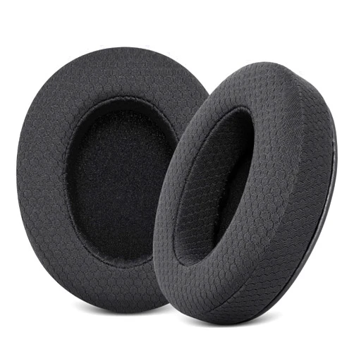 G GVOEARS Replacement Ear Pads for Sony MDR 7506 - GVOEARS Earpad Mesh Fabric Cushions for MDR V6 V7 MDR-CD900ST Headphones with Memory Foam (Black)