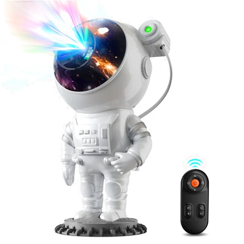 LPONGPOCUI Astronaut Galaxy Projector Starry Night Light, Astronaut Light Projector with Nebula, Space Star Projector with Timer & Remote Contro, Room Decor, Gifts for Kids, Adults, Christmas, Birthday