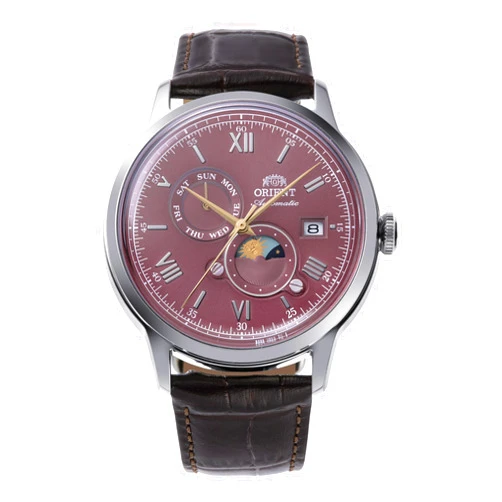 Orient Bambino Version 9 Stainless Steel Automatic Dress Watch with Weekly Calendar