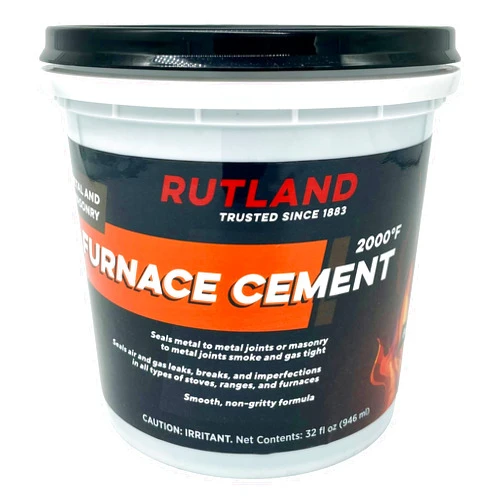 Rutland Products Black, 32 fl oz Furnace Cement