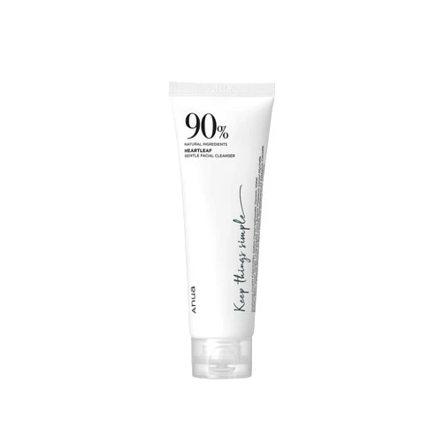 ANUA Heartleaf Gentle Facial Cleanser 4.05 Ounce, Low pH Mild Ingredients Rich Bubble Moisturizing Soothing Effect