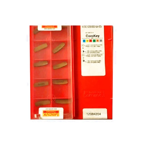 HOOGUU Sandvik Coromant 100% Original N123E2 0200 0002 GM 4225 N123E2-0200-0002-GM 4225 Grooving Tool Slotting Insert Cutting Tool Grooving Blade