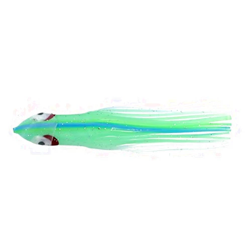 Yo-Zuri Yo Zuri Cuttlefish with Ear Head Hole Red Eye Trolling Skirt 5 Pack Blue