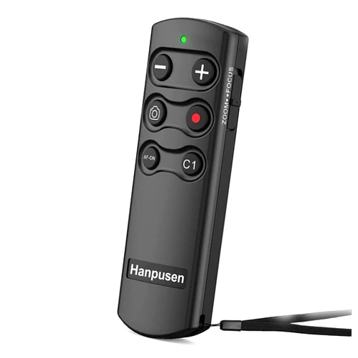Hanpusen Wireless Shutter ReleaseCRemote Control for Sony A7C,A7III,ZV-1,ZV-E10,ZV-1F,A6100,A6400,A6700,A7IV,RX100 VII,A9,A9 II,DSC-RX0 II,DSC-RX100 VII; Replace RMT-P1BT