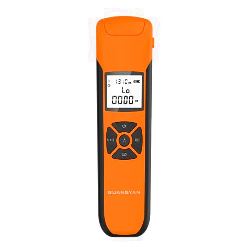 HEZOOMS Optic Power Meter -70~+10 dBm Fiber Light Meter for Testing 7 Calibrated Wavelengths Rechargeable