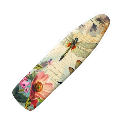 Hinthetall Dragonfly Ironing Board Cover and Pad 15x54 Inch, Iron Board Cover with Padding, Iron Board Cover Large Fits All Standard Sizes, Scorch Resistant, Extra Thick Covers with Elastic Edge