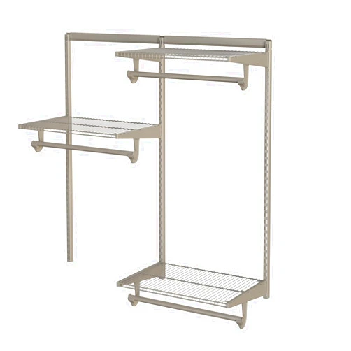 Knape & Vogt Culture 4 Ft. Steel Closet Organization System with, 4 Feet Long