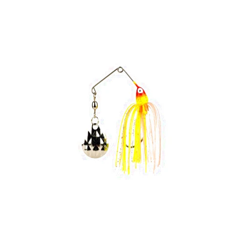 Strike King Mini-King Spinnerbait Fishing Lure, 1/8 oz, Durable Diamond Dust Head