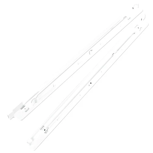 Romalon 240530601(Left) & 240530701 (Right) Refrigerator Pan Hangers Drawer Slide Support Rail Fit for Frigidaire KenMore Refrigerator - Replaces AP2116589 PS430916 AP2116590 PS430917