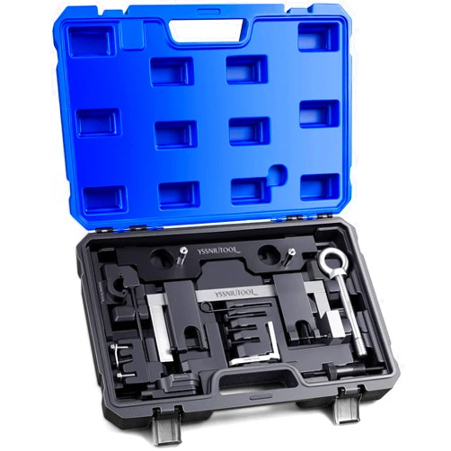 YSSNIUTOOL Camshaft Alignment Timing Tool Kit, Compatible with BMW N20 N26 Engine, with Flywheel Holder Tool & Balance Shaft Tool & Fuel Injector Remover Kit,212831,119340,212830,219548