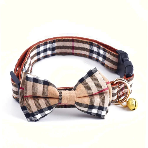 SuperBuddy Dog Collar, Adjustable Dog Collar with Bowtie, Pet Collar for Dog Soft Bowtie Dog Collars for Small Medium Large Pet
