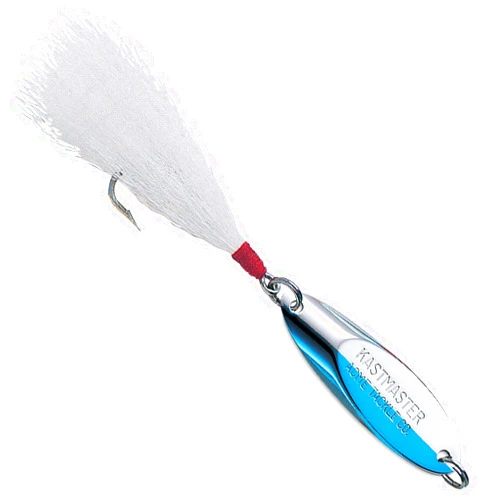 acme Kastmaster Lure with Bucktail Teaser and Single Hook