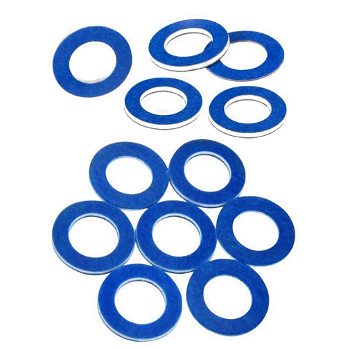 Zlirfy 12 Pieces Oil Drain Plug Gaskets,Aluminum Oil Drain Plug Gaskets Washer Crush Seal,90430-12031 Automotive Replacement Engine Oil Drain Plugs Oil Plug Gasket