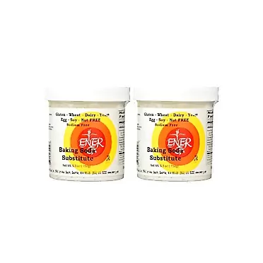 ENER-G Aluminum-Free Baking Soda Substitute by Ener-G | Gluten Free, Vegan, Nut Free, Non-GMO, Kosher | 5.3 oz Package-2 Pack