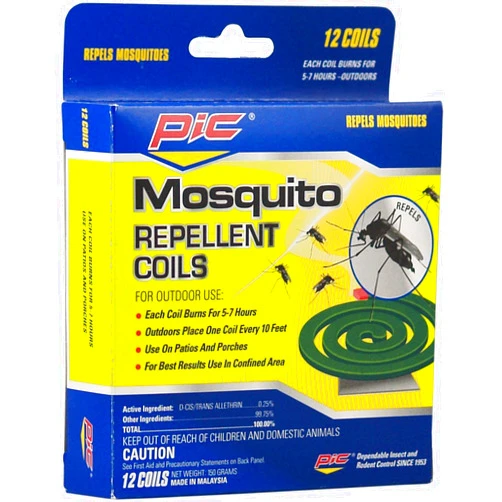 PIC C-12-12INN Mosquito Repellent Coil, 12-Pack