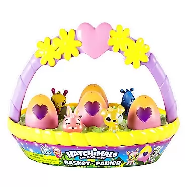 Hatchimals CollEGGtibles Basket with 6 Hatchimals CollEGGtibles